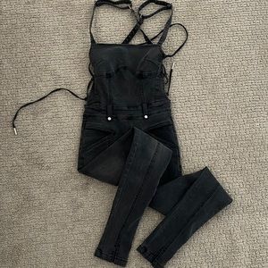 Denim jumpsuit